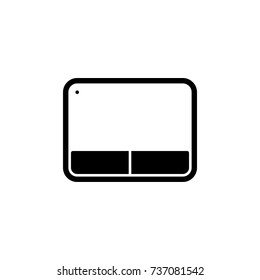 Touchpad icon , black sign design