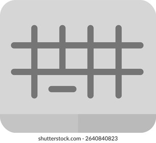 touchpad icon flat style design