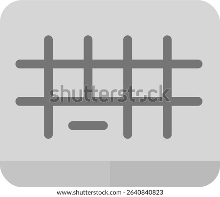touchpad icon flat style design