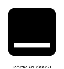 icono de touchpad o logotipo símbolo de signo aislado ilustración vectorial - iconos vectoriales de estilo negro de alta calidad