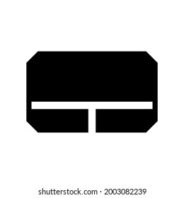 touchpad icon or logo isolated sign symbol vector illustration - high quality black style vector icons