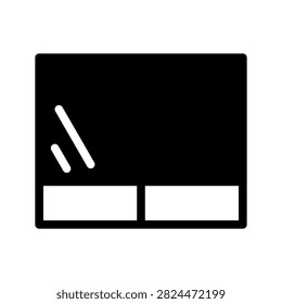 Touchpad Icon Vector Symbol Design Illustration