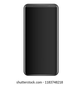 touchscreen cellphone tablet smartphone isolated on white background. vector illustration