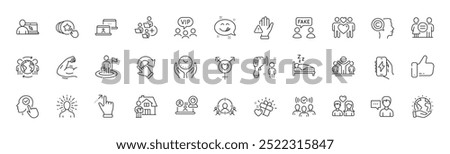 Touchscreen gesture, Delivery man and Add team line icons. Pack of Couple love, Genders, Yoga icon. Like, Hold heart, Rotation gesture pictogram. Vip clients, Safe time, Outsource work. Vector
