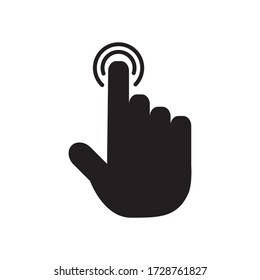 Touchscreen Icon Design Vector Template