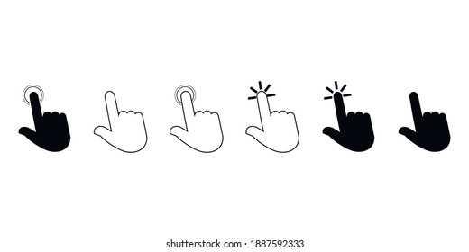 Touchscreen icon in different style vector illustration. Vector icon