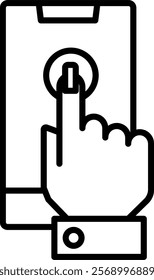 Touchscreen Icon Symbol Art Sign