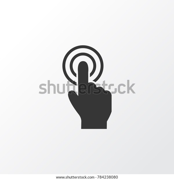 Touchscreen Icon Symbol Premium Quality Isolated Stock Vector (Royalty ...