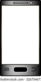 touchscreen phone vector