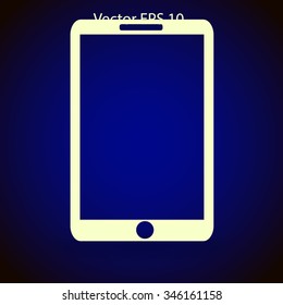 touchscreen phone vector illustration
