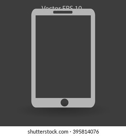 touchscreen phone vector illustration