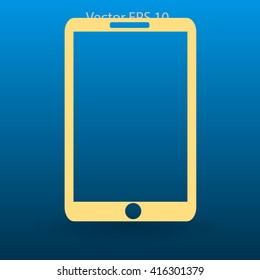 touchscreen phone vector illustration