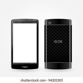 Touchscreen tablet - smartphone