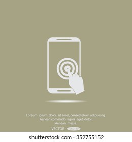 touch-screen vector icon