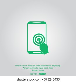 touch-screen vector icon