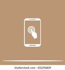 touch-screen vector icon