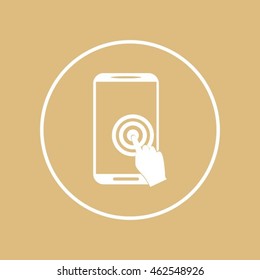 touch-screen vector icon