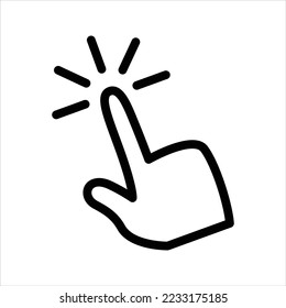 Touchscreen vector icon symbol design