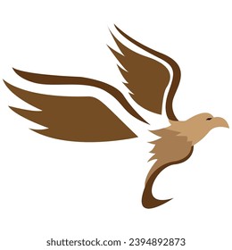tough eagle, can be used for a logo and brand