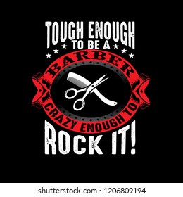 Tough enough to be a barber