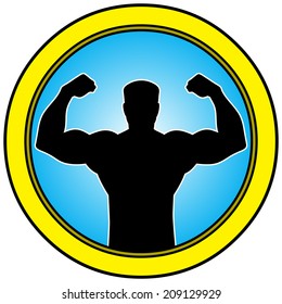 Tough Man Button
