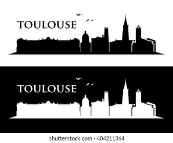Toulouse skyline - vector illustration
