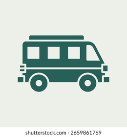 Tour Bus trendy nützlichen Vektor Illustration Design wunderschön bunt Hintergrund.eps