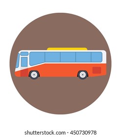 Tour Bus Vector Icon