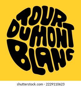 Diseño del logotipo Tour du Mont Blanc