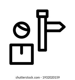 tour guide icon or logo isolated sign symbol vector illustration - high quality black style vector icons
