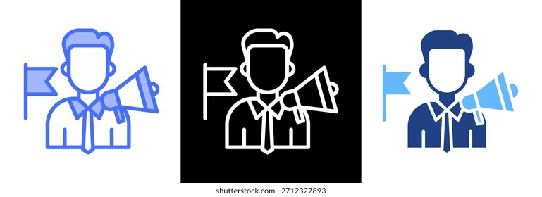 Icono de la Ilustración vectorial triplestyle