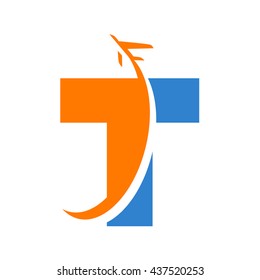 Tour Logo and T initial