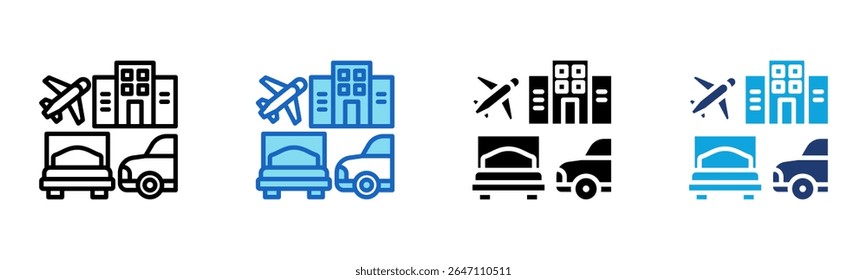 Icono del paquete Multi Style Ilustración vectorial