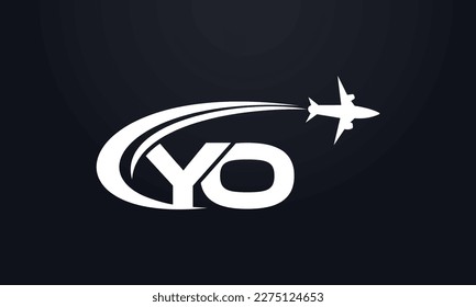 Tour and travel agency, trip advisor, aviation company illustration and adventure event vector logo design