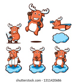 Tour Travel Explorer Adventure Fat Deer Moose
