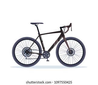 Touring Bike Bicycle Illustration