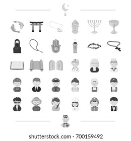 tourism, Asia, professions and other web icon in black style.waiter, prisoners, religion, icons in set collection.