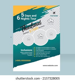Tourism business marketing flyer Template