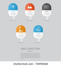 Tourism Icons Set. Collection Of Island Beach, Suitcase Checking , Cargo Boat Elements. Also Includes Symbols Such As Beach, Ship, Access.