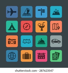 Tourism icons for site