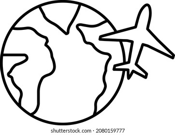 Icono de vector aislado de turismo que puede modificar o editar fácilmente

