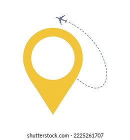tourism location isolate on white background, Naviation, direction, icon, symbol 