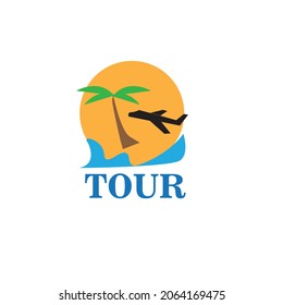 tourism logo or minimalist travel logo