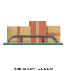 Tourism roof box icon. Cartoon of tourism roof box vector icon for web design isolated on white background