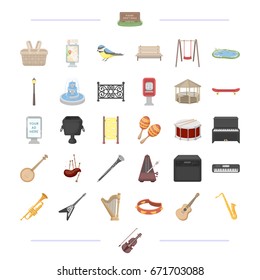 , tourism, trips, business and other web icon in cartoon style.concerts, performances, recreation icons in set collection.