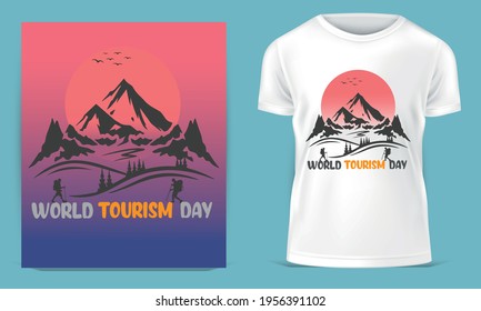 tourism T-Shirt Design Template In This Year