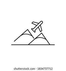 plantilla de diseño de iconos de vector de turismo