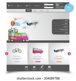 Tourism Website Template