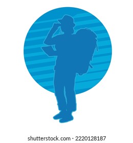 tourist with backpack holding map . backpacker searching direction on location map while traveling