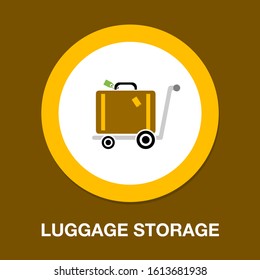 tourist bag - travel icon - luggage icon - holiday vacation bag - luggage storage icon